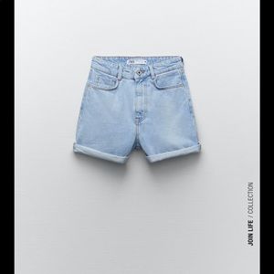 Zara mom fit shorts size 8